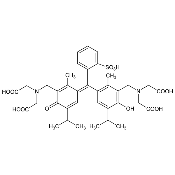 Graphical representation of Methylthymol Blue