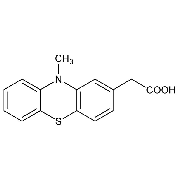 Graphical representation of Metiazinic Acid