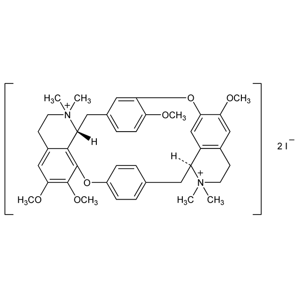 Graphical representation of Metocurine Iodide