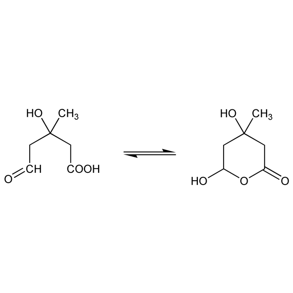 Graphical representation of Mevaldic Acid