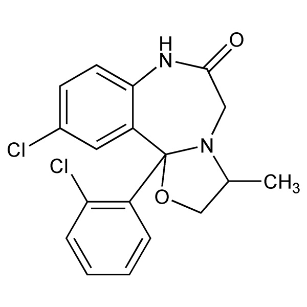 Graphical representation of Mexazolam