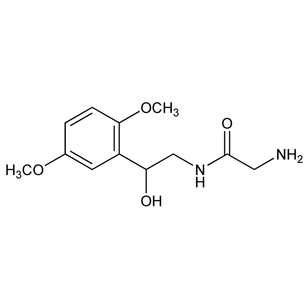 Graphical representation of Midodrine