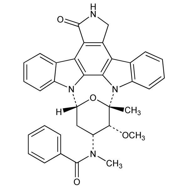 Graphical representation of Midostaurin