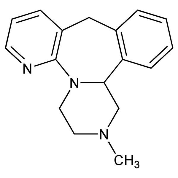 Graphical representation of Mirtazapine