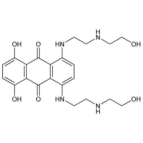 Graphical representation of Mitoxantrone