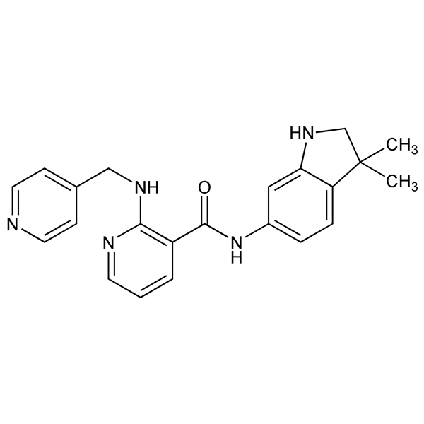 Graphical representation of Motesanib