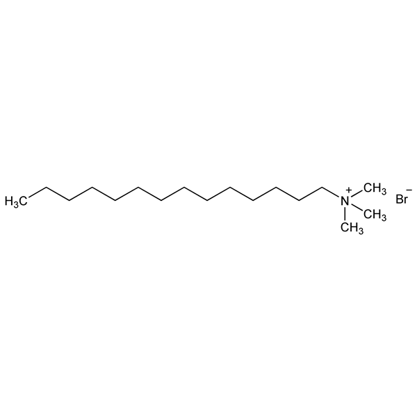 Graphical representation of Myristyltrimethylammonium Bromide