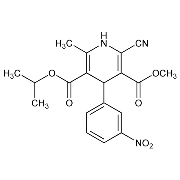 Graphical representation of Nilvadipine