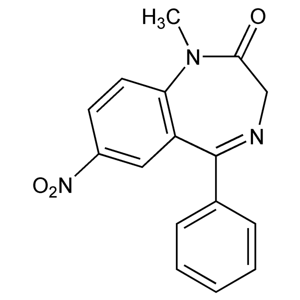 Graphical representation of Nimetazepam