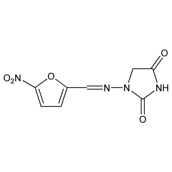 Graphical representation of Nitrofurantoin