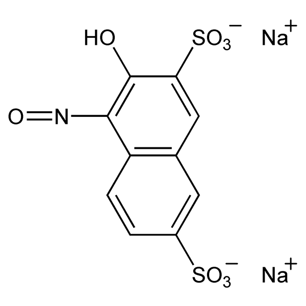 Graphical representation of Nitroso-R Salt