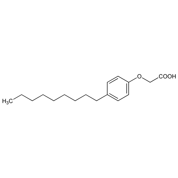 Graphical representation of (p-Nonylphenoxy)acetic Acid