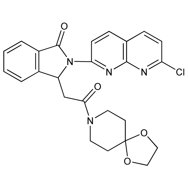 Graphical representation of Pazinaclone