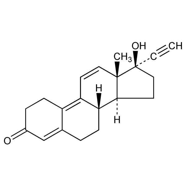 Graphical representation of Norgestrienone