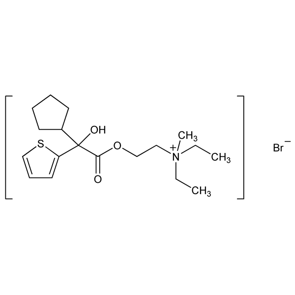 Graphical representation of Penthienate Bromide