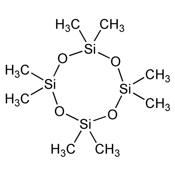 Graphical representation of Octamethylcyclotetrasiloxane