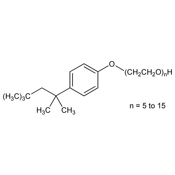 Graphical representation of Octoxynol