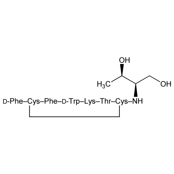 Graphical representation of Octreotide