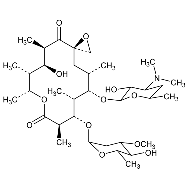 Graphical representation of Oleandomycin