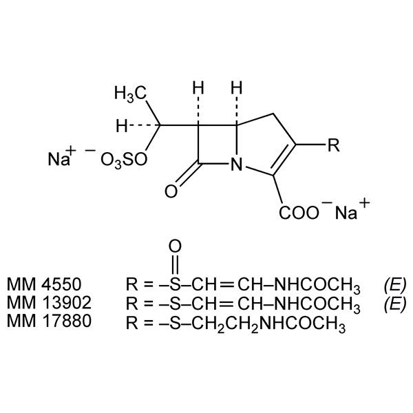 Graphical representation of Olivanic Acids