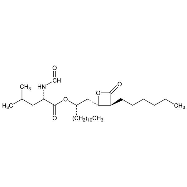 Graphical representation of Orlistat