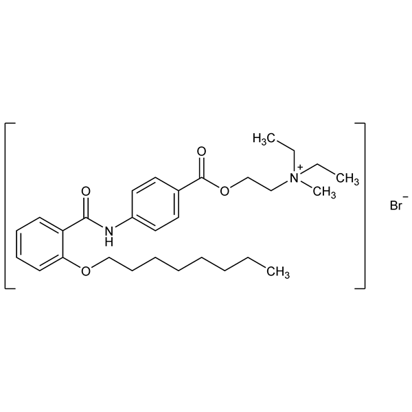 Graphical representation of Otilonium Bromide