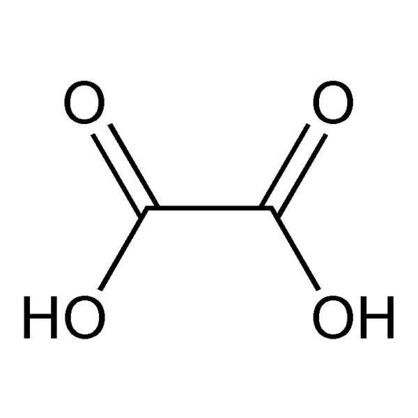 Graphical representation of Oxalic Acid