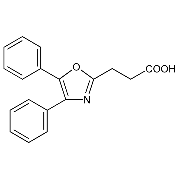 Graphical representation of Oxaprozin