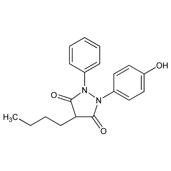 Graphical representation of Oxyphenbutazone