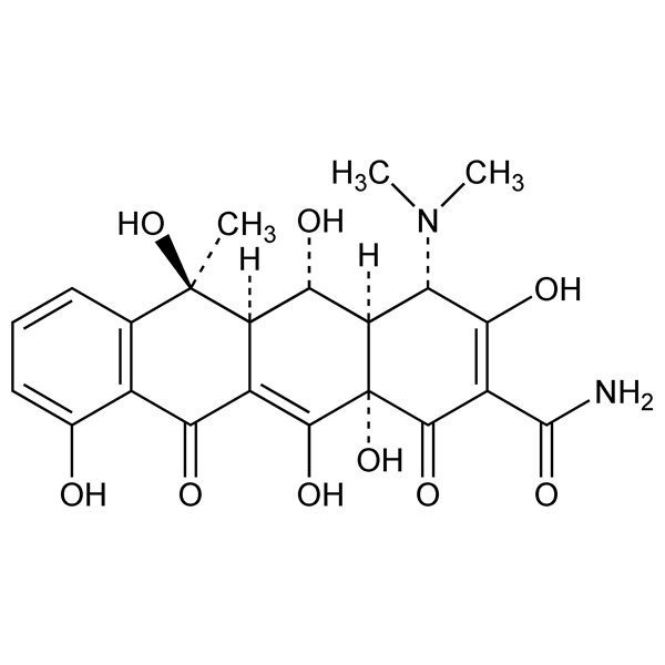 Graphical representation of Oxytetracycline