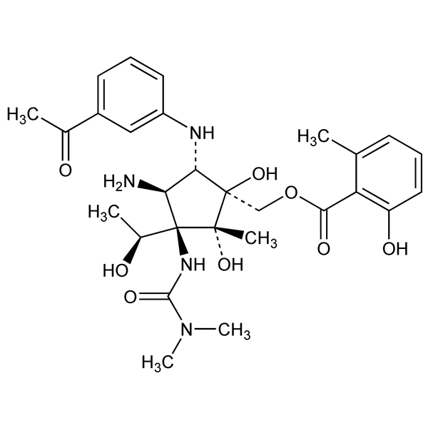 Graphical representation of Pactamycin