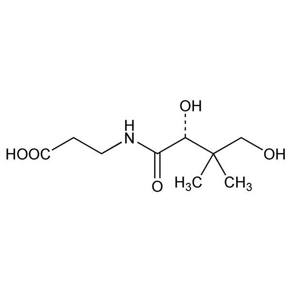 Graphical representation of Pantothenic Acid