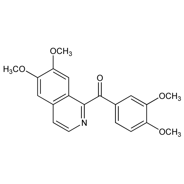 Graphical representation of Papaveraldine