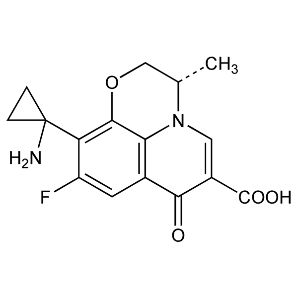 Graphical representation of Pazufloxacin