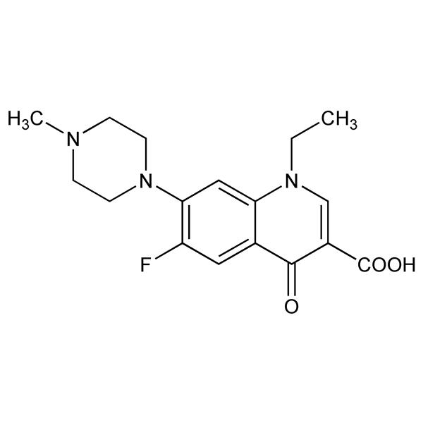 Graphical representation of Pefloxacin