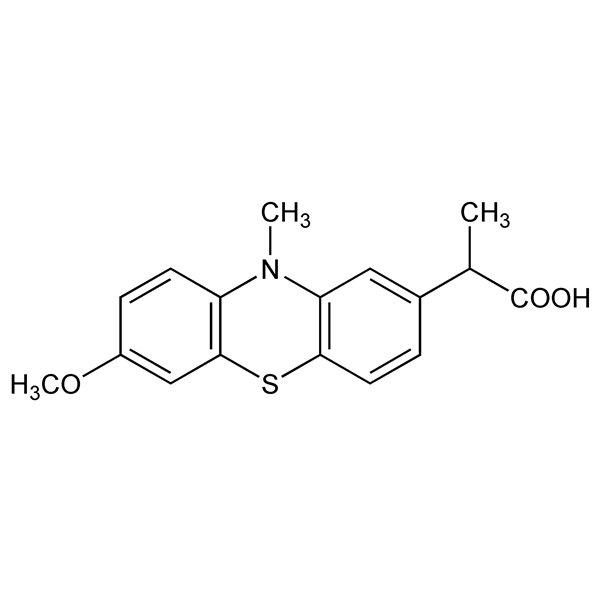 Graphical representation of Protizinic Acid