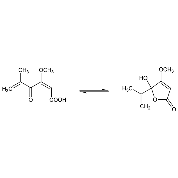 Graphical representation of Penicillic Acid