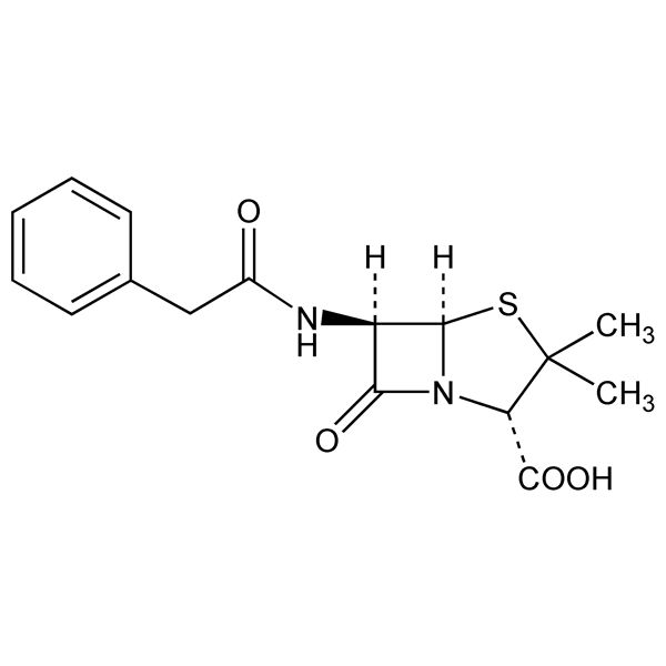 Graphical representation of Penicillin G