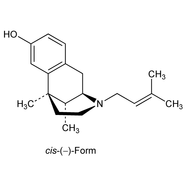 Graphical representation of Pentazocine