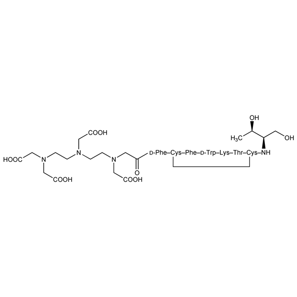 Graphical representation of Pentetreotide