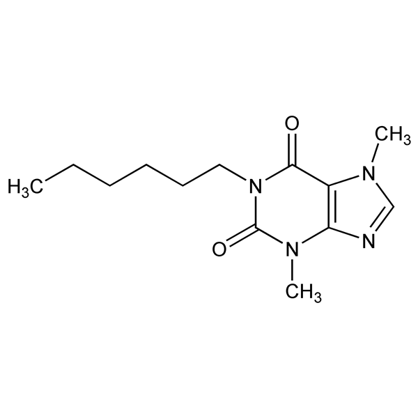 Graphical representation of Pentifylline