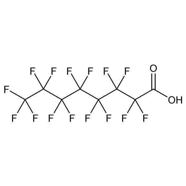 Graphical representation of Perfluorooctanoic Acid