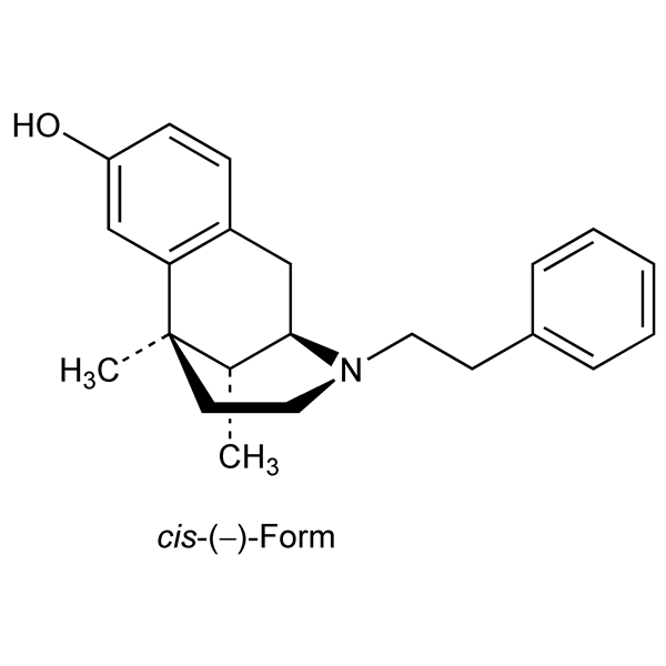 Graphical representation of Phenazocine