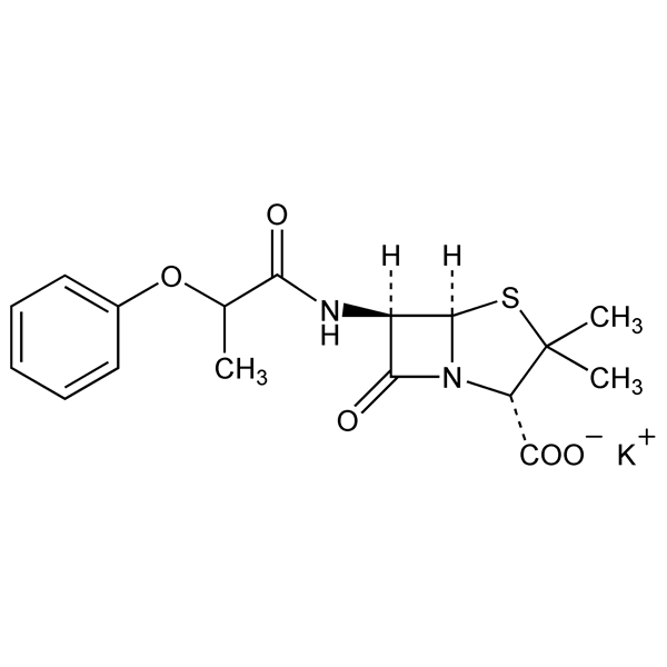 Graphical representation of Phenethicillin Potassium