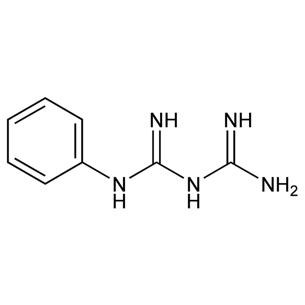 Graphical representation of Phenyl Biguanide