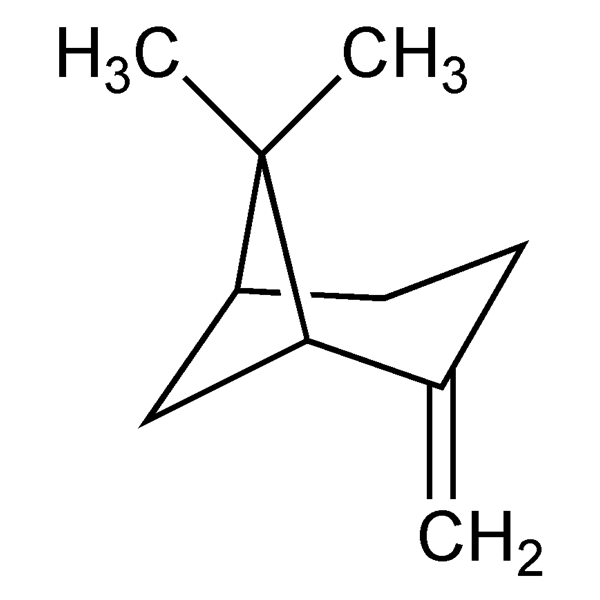 Graphical representation of β-Pinene