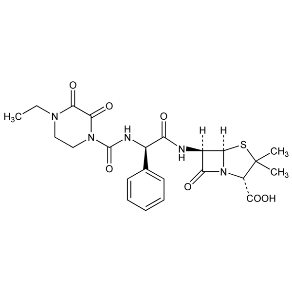 Graphical representation of Piperacillin