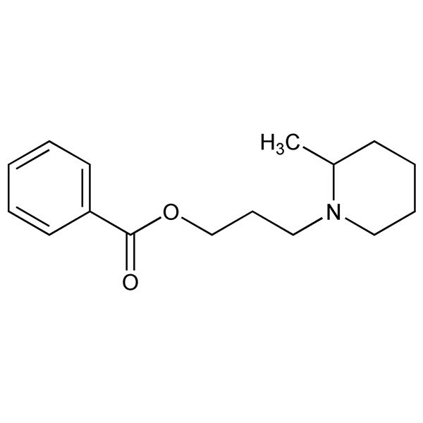 Graphical representation of Piperocaine