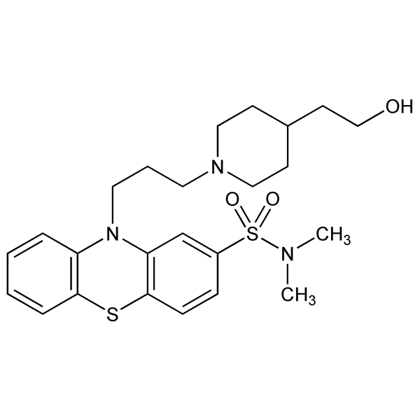 Graphical representation of Pipotiazine