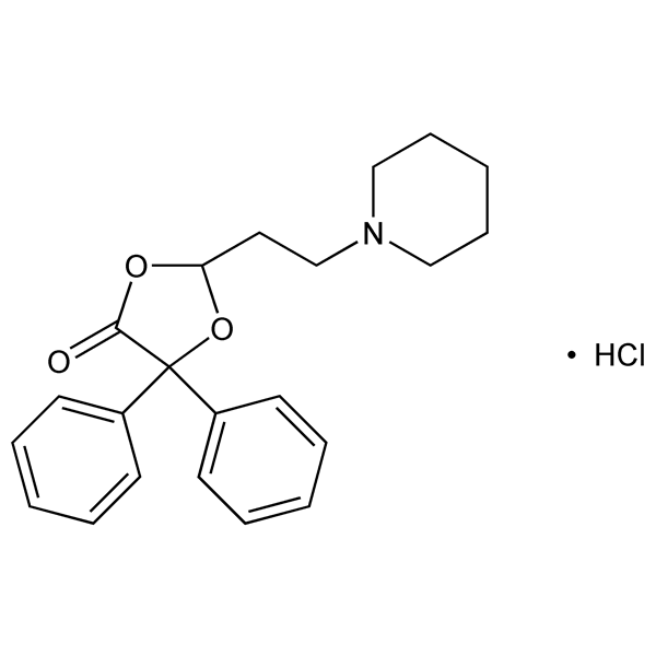 Graphical representation of Pipoxolan Hydrochloride